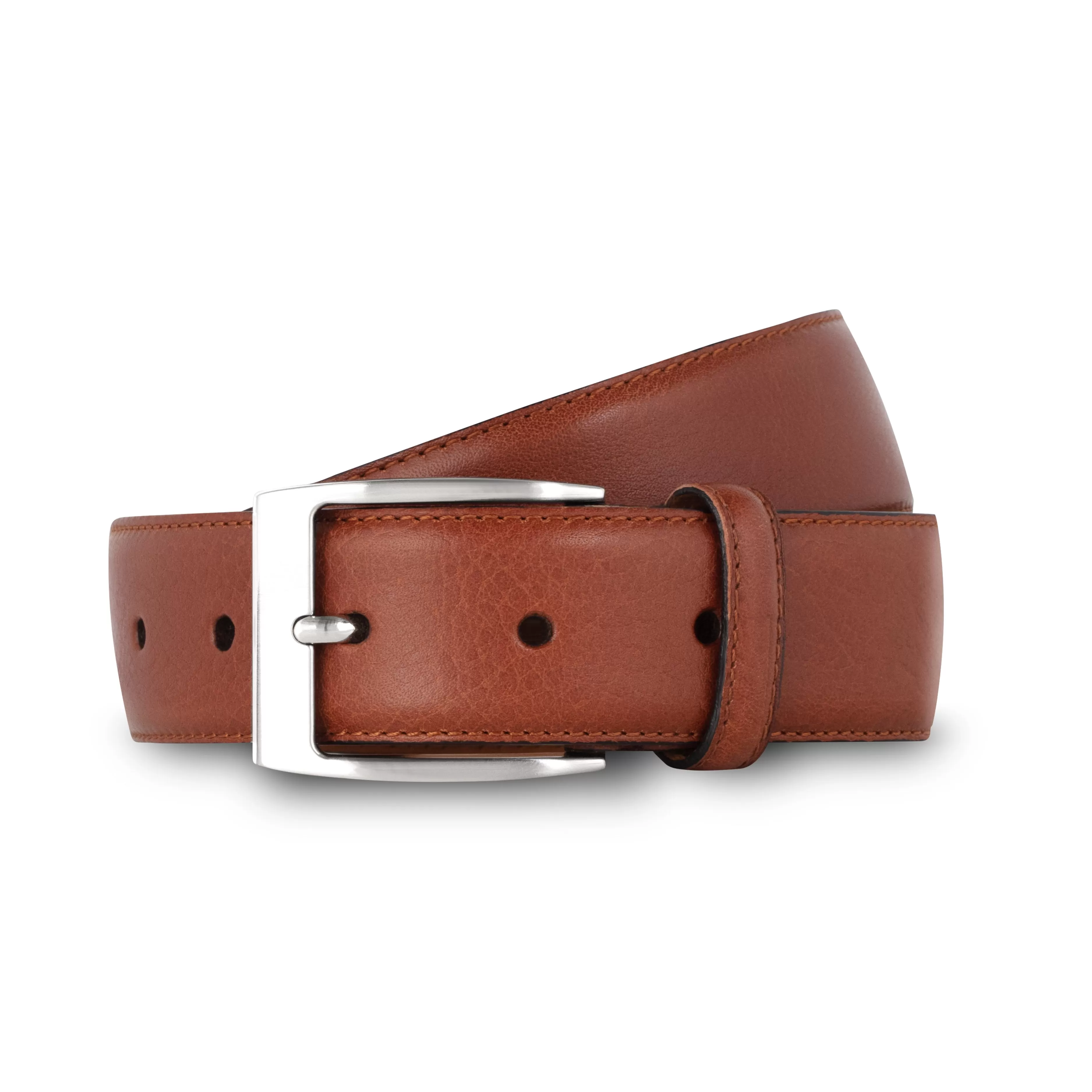 LodinG Ceinture homme en cuir grainé gold Armagnac Flash Sale