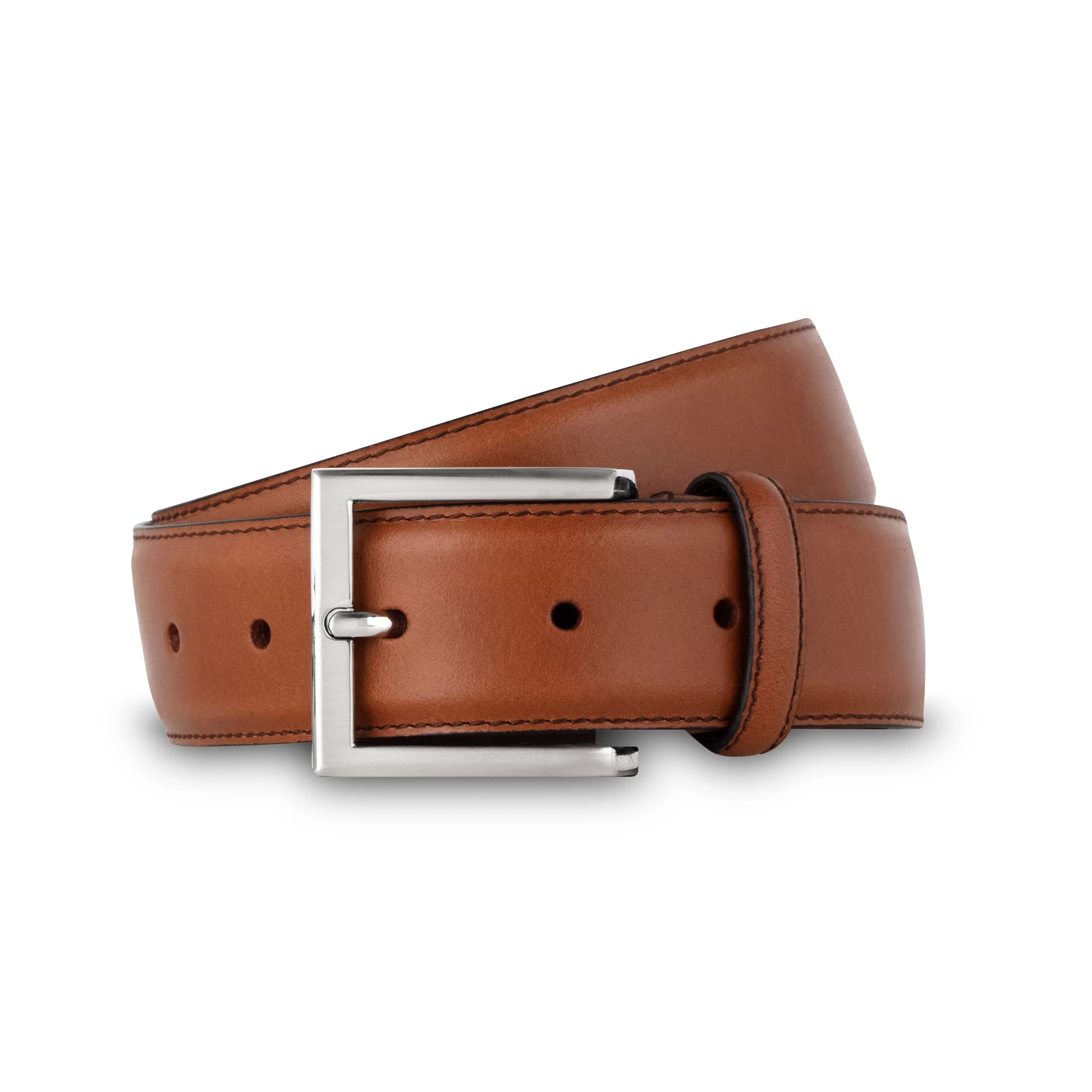 LodinG Ceinture homme en cuir lisse gold Armagnac Online