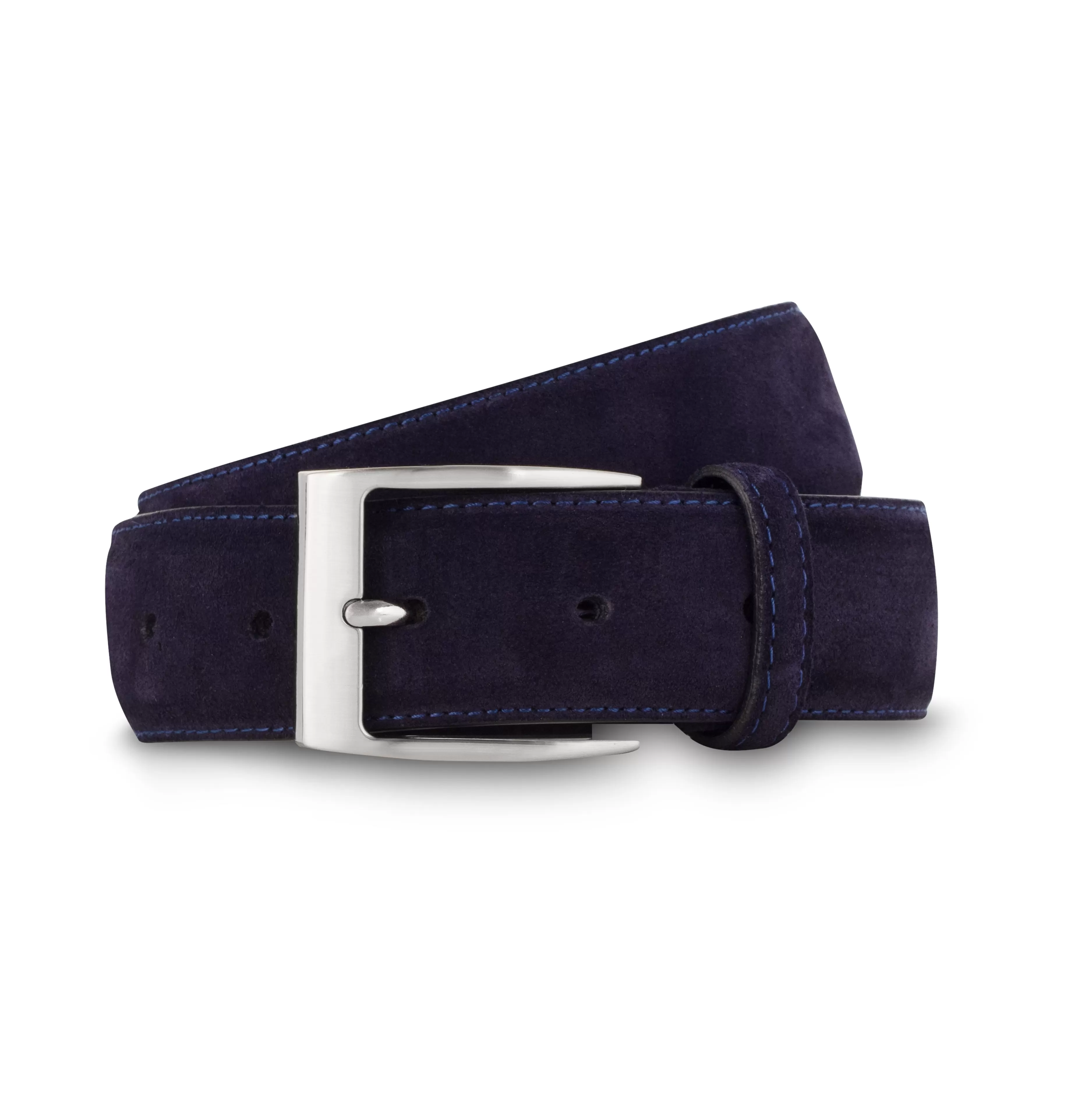 LodinG Ceinture veau velours bleu Marine Discount