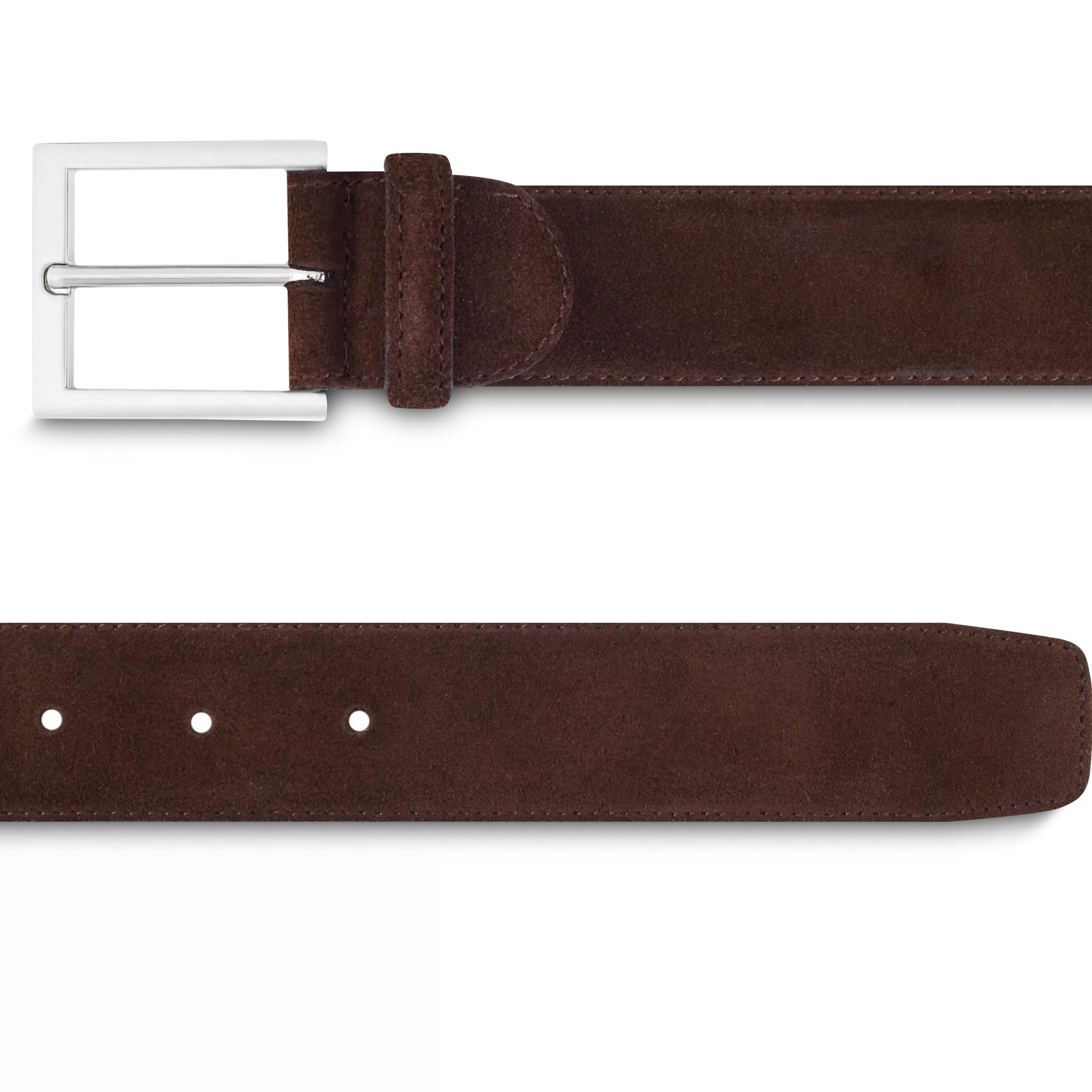 LodinG Ceinture veau velours Marron New