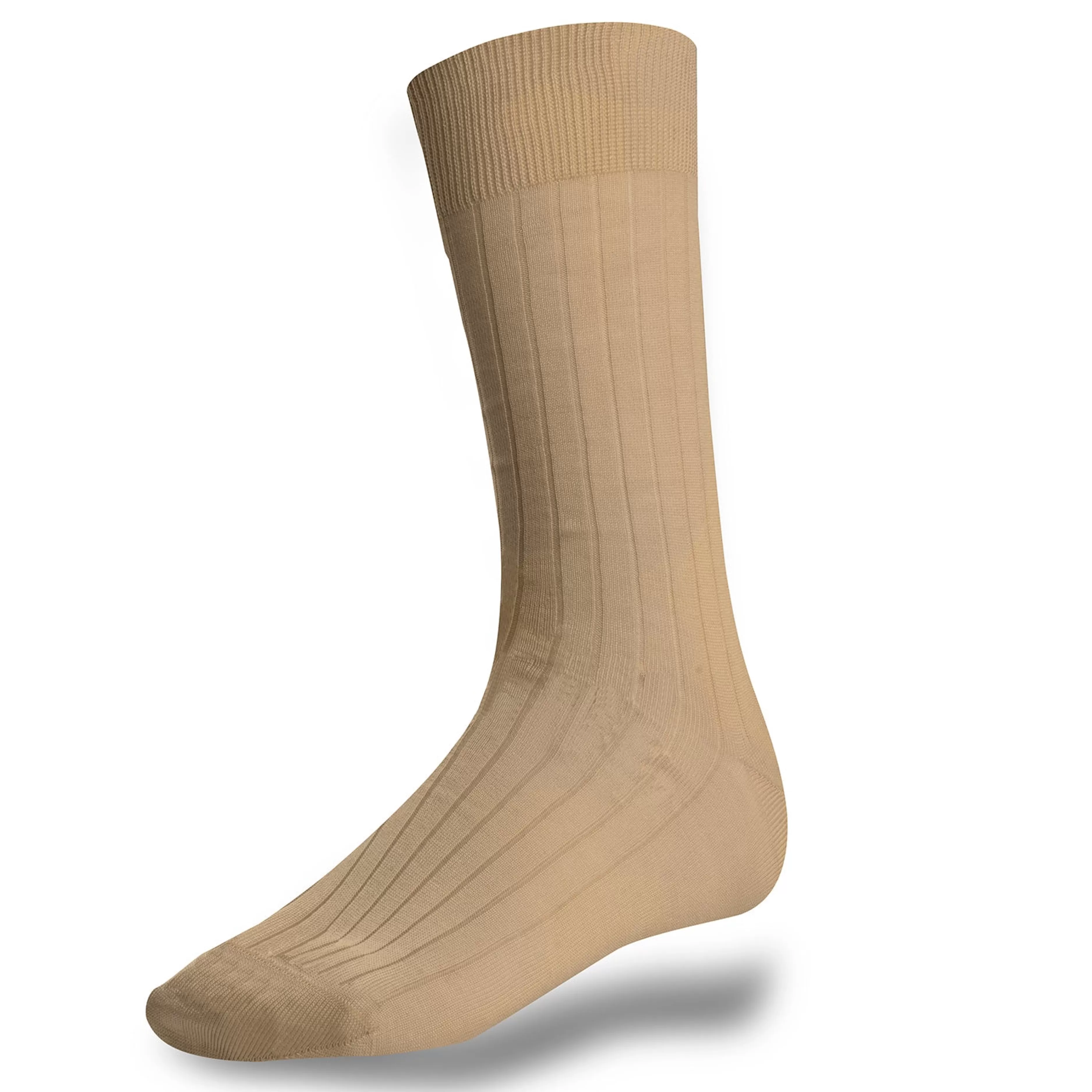 LodinG Chaussettes en coton fil d'Ecosse Beige Outlet