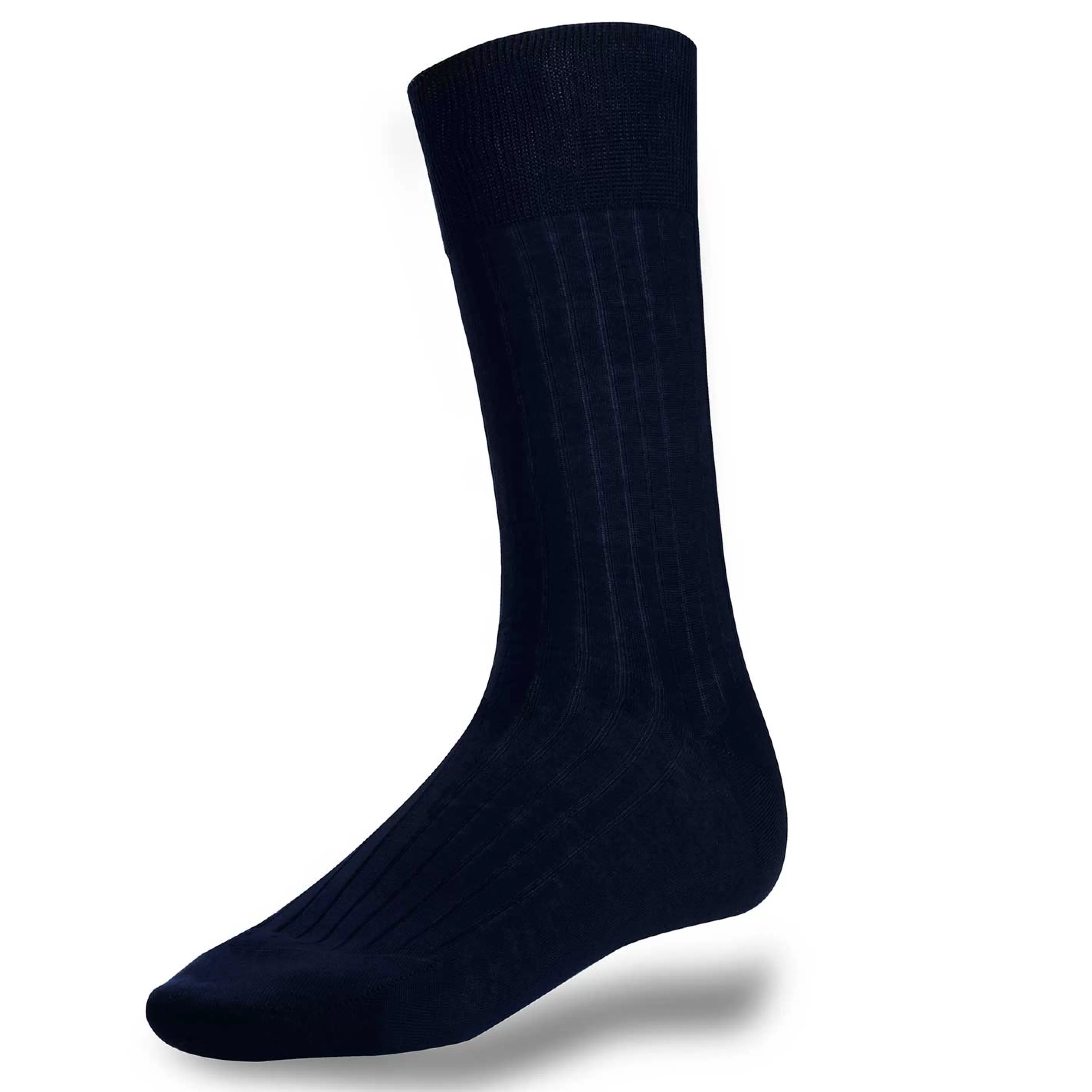 LodinG Chaussettes bleu en coton fil d'Ecosse Marine Discount