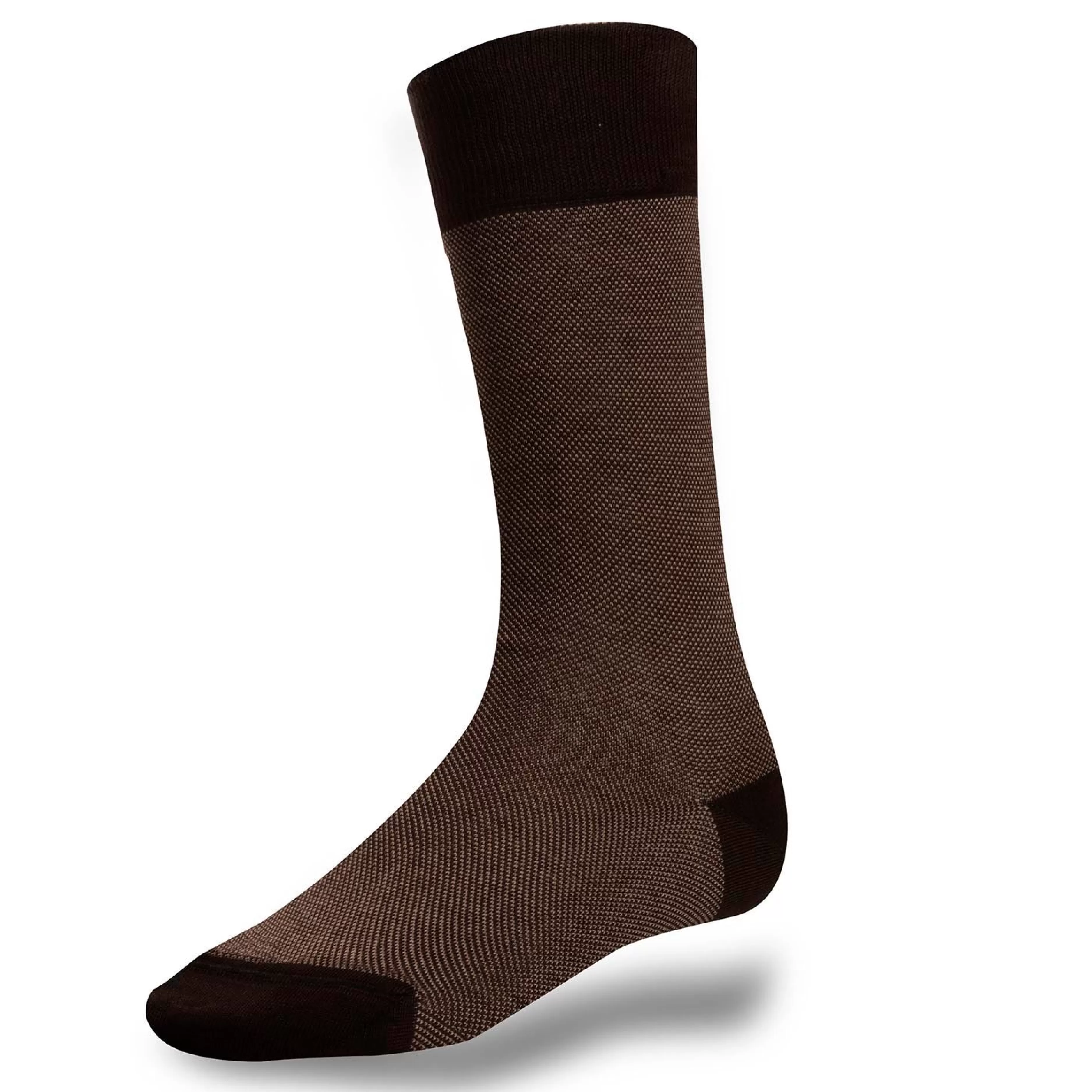 LodinG Chaussettes caviar en coton fil d'Ecosse Marron Online