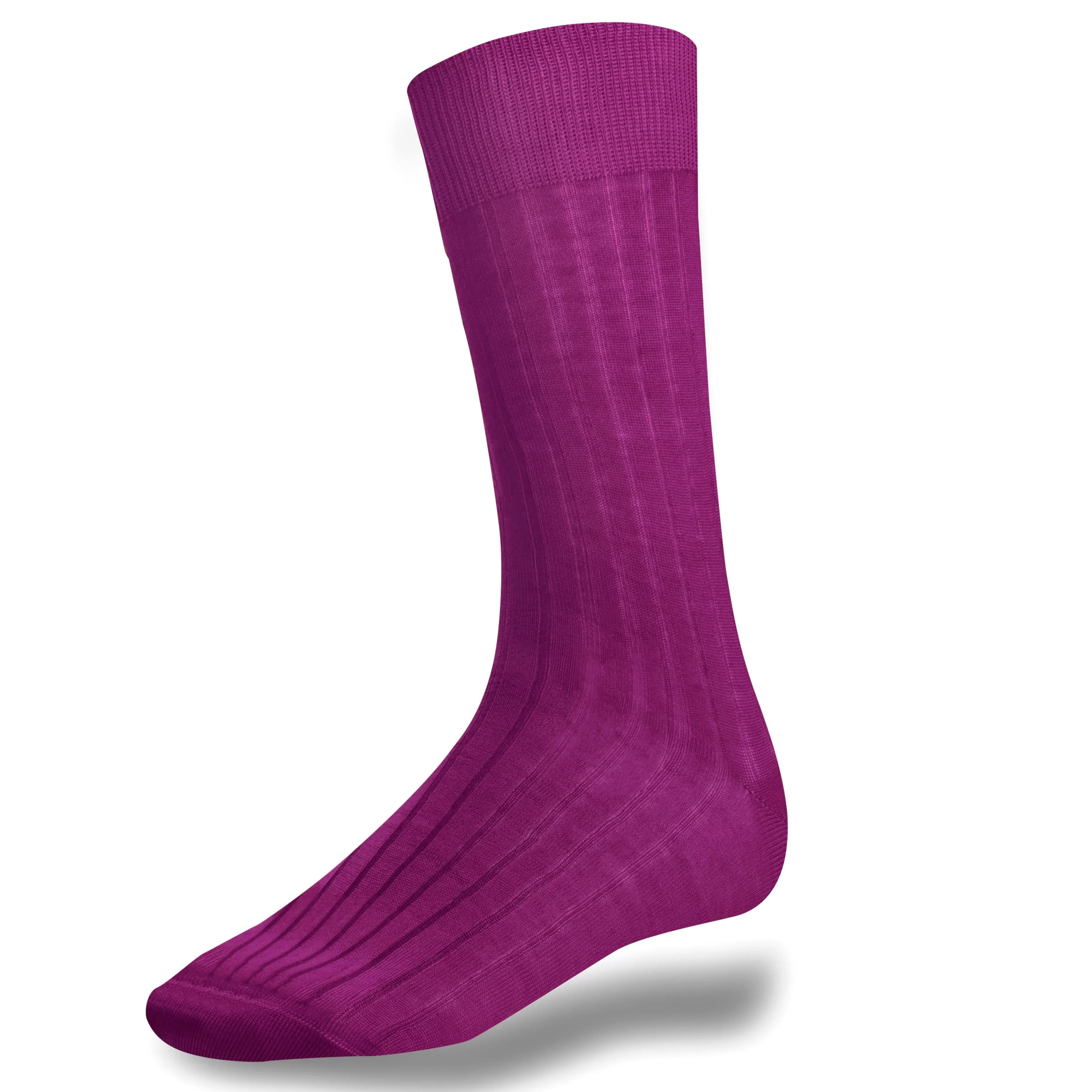 LodinG Chaussettes en coton fil d'Ecosse Rose fushia Best Sale