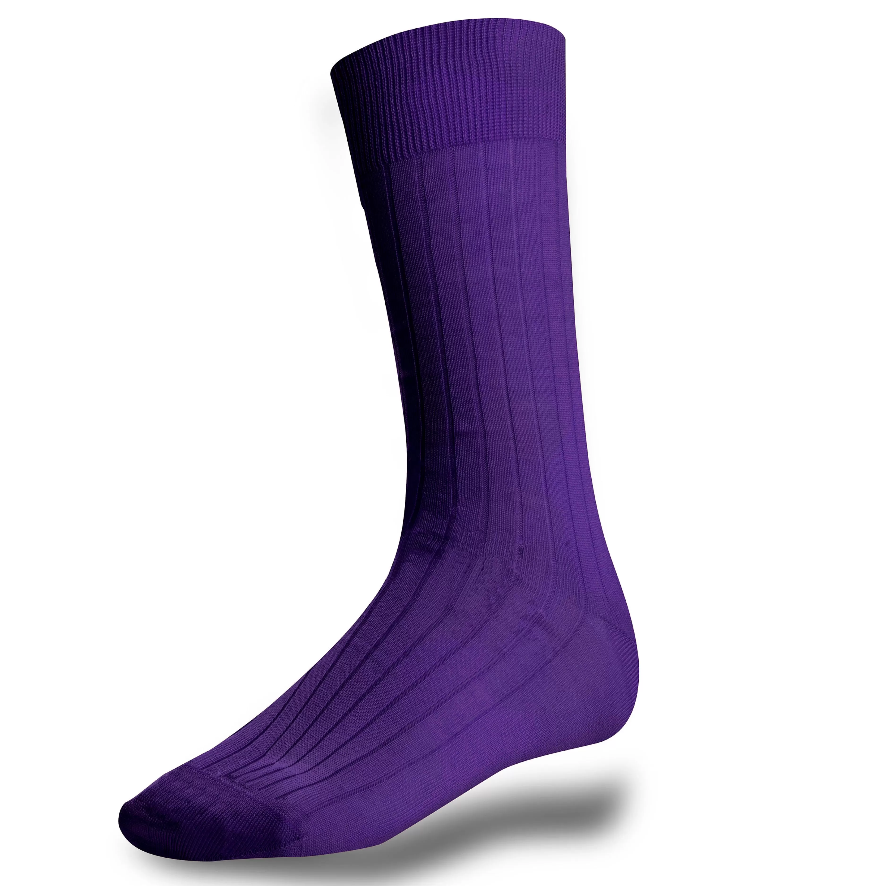 LodinG Chaussettes en coton fil d'Ecosse Violet Sale