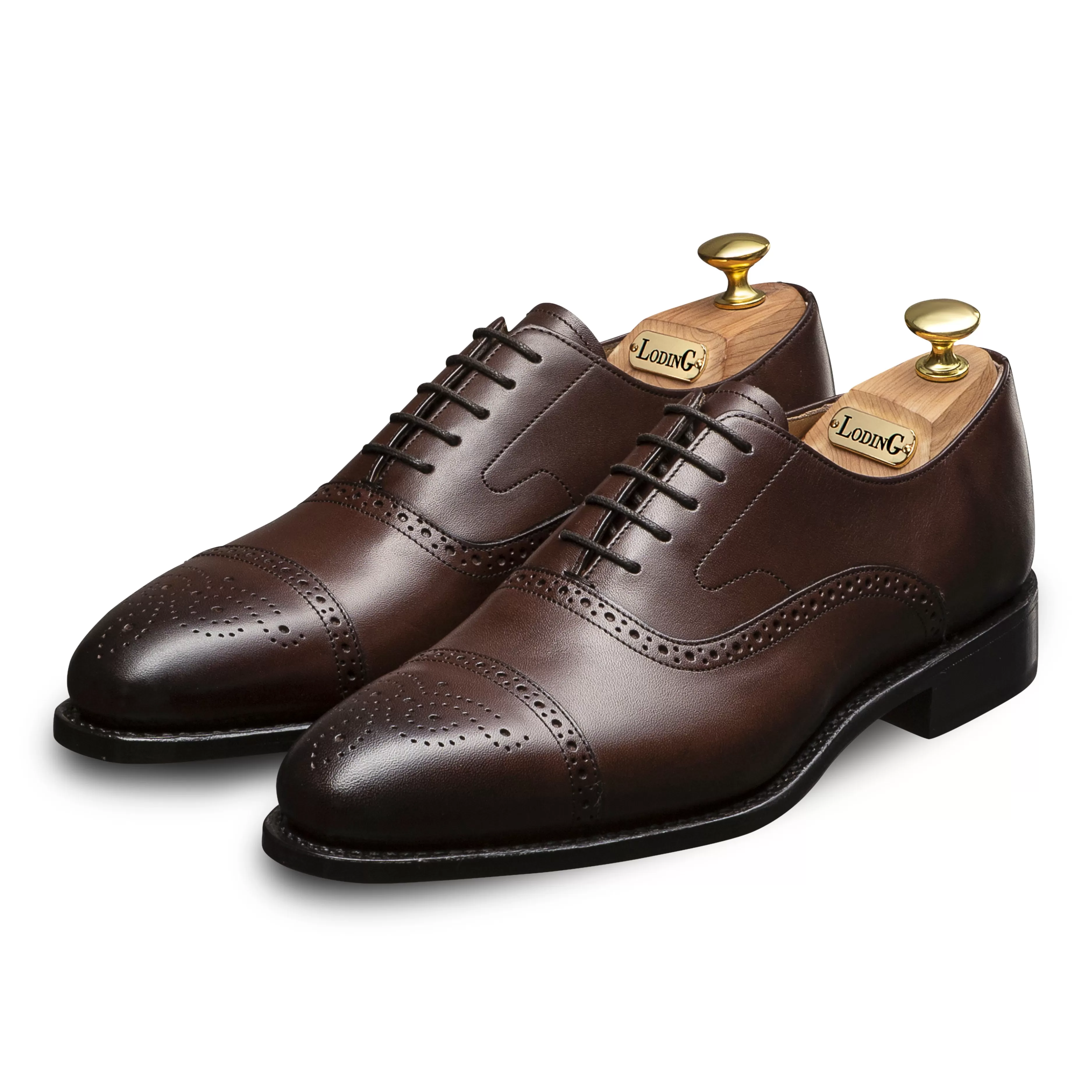 LodinG Richelieu Brogue Newton 318 Marron Clearance